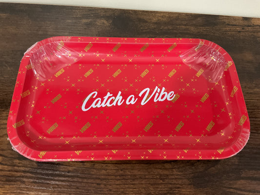 Red Rolling Tray