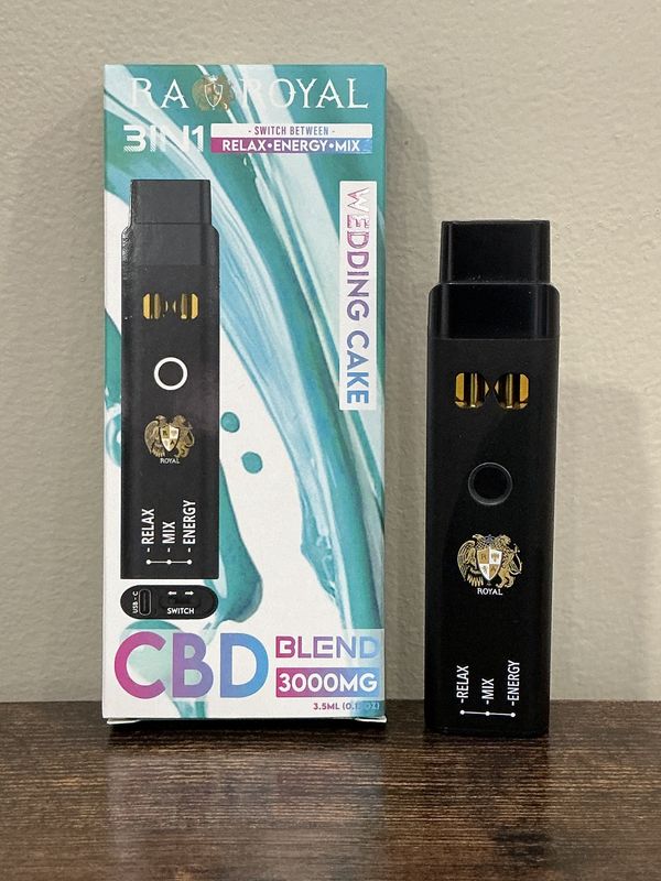 3.5ml 3in1 CBD Blend - Wedding cake
