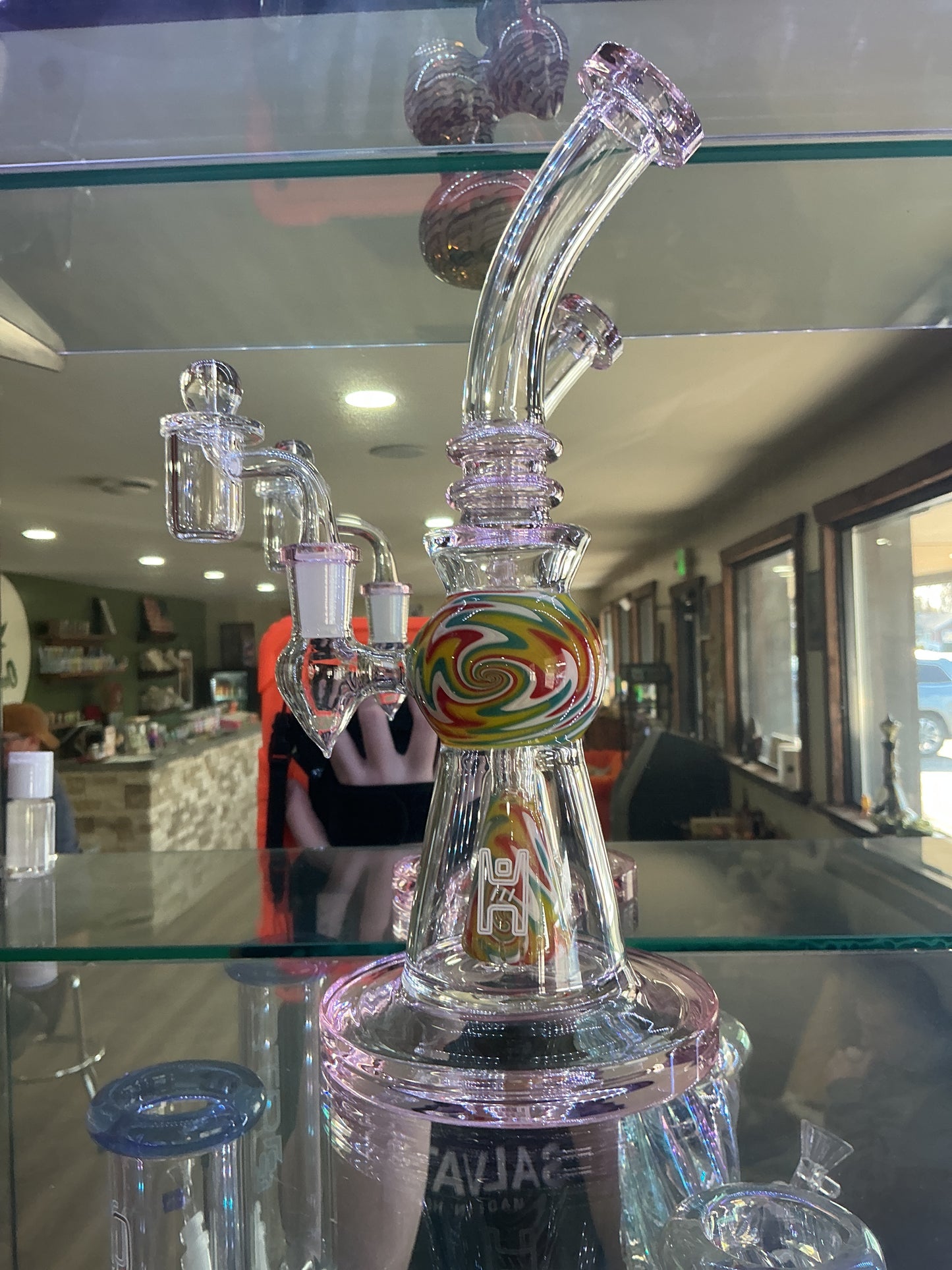Human grade rainbow bong