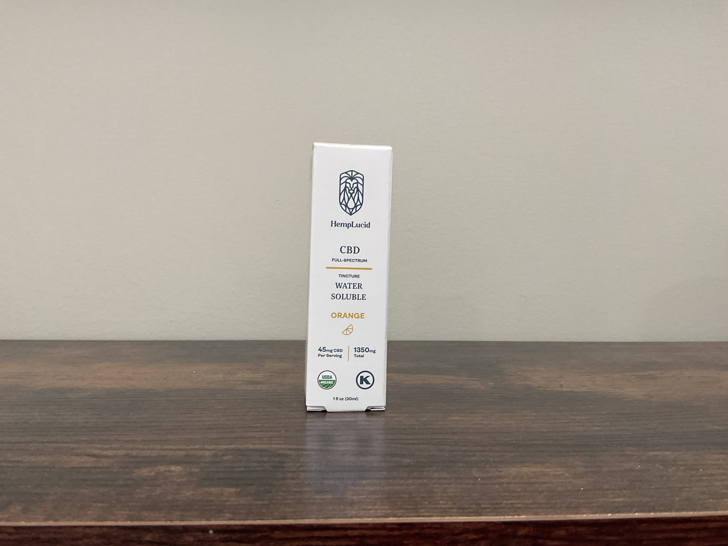 1350mg Water soluble tincture - Orange