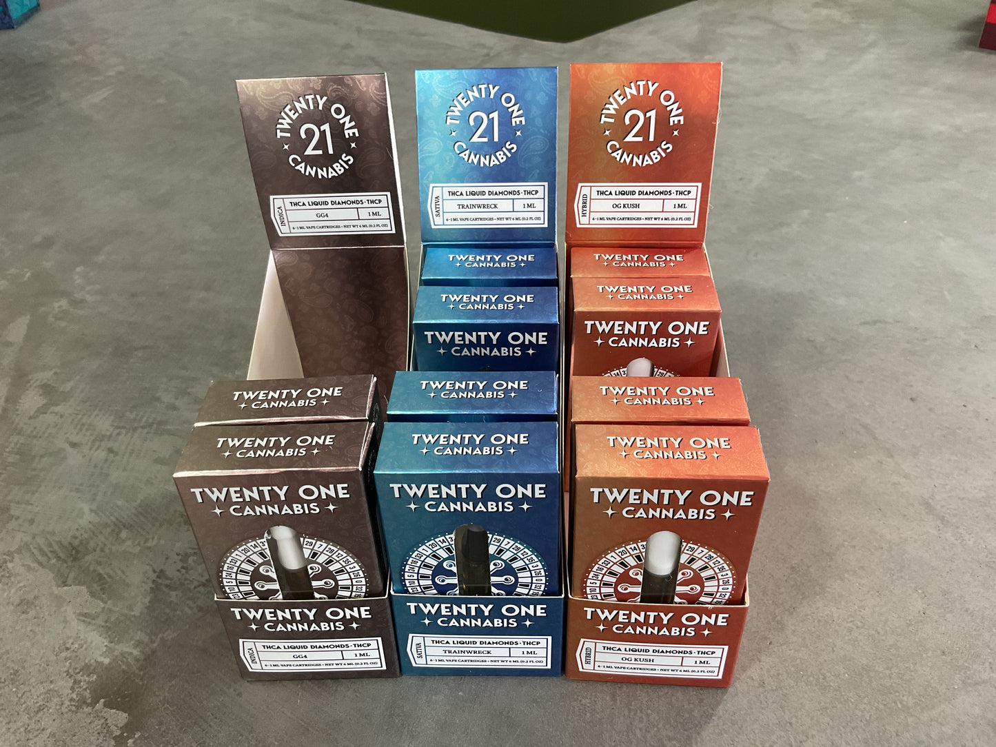 1g cart various flavors