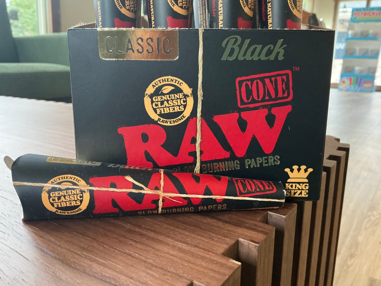 Raw - Black King Cone