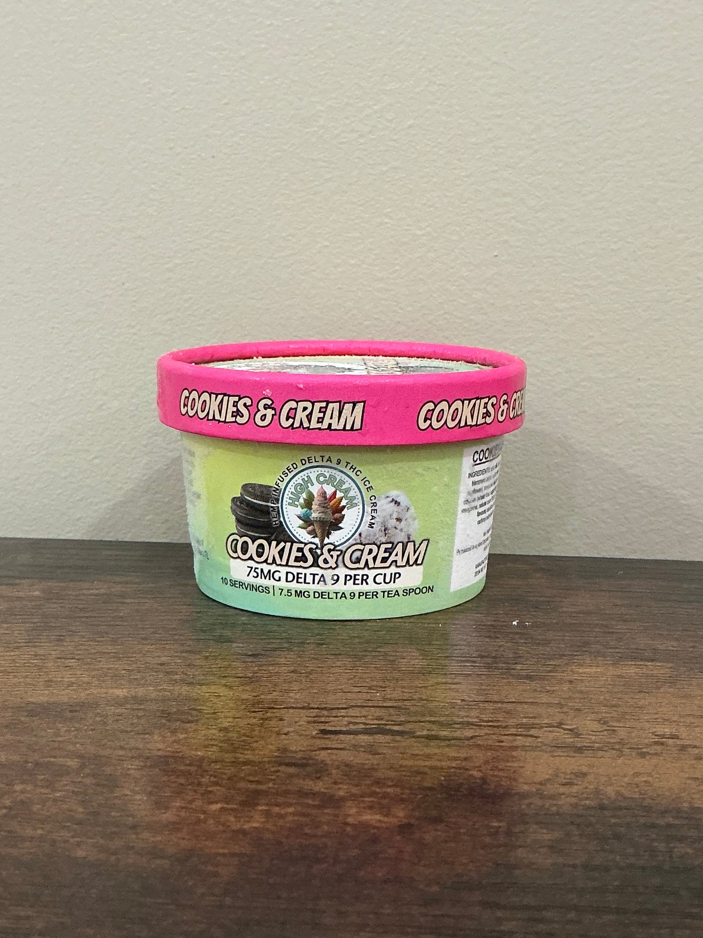 Infused ice cream - Cookies and Cream