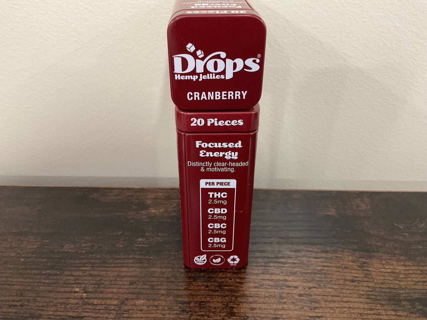 20pc Tin - Cranberry - Focused Energy