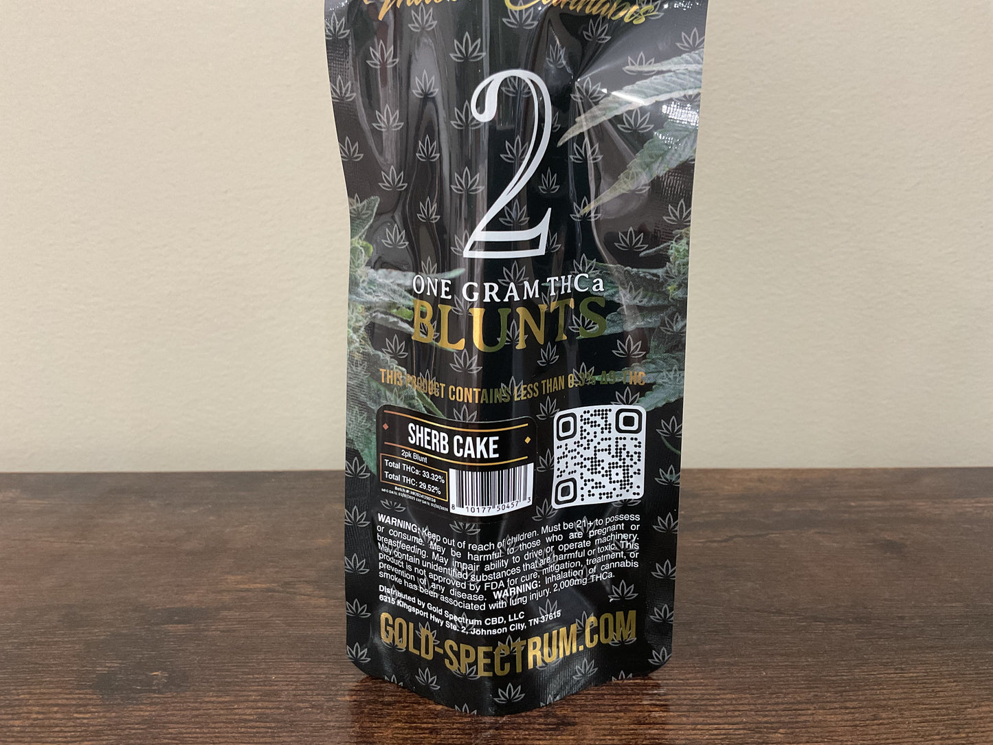 (2) 1g Blunt - Sherb Cake - Indica