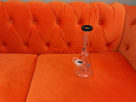 10” beaker bong with ice catcher