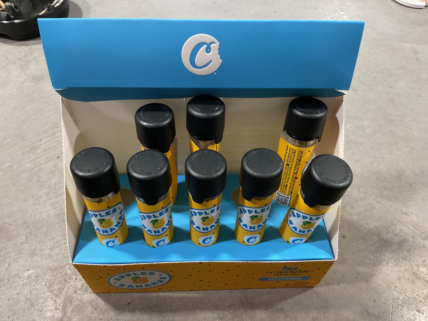 Cookies Apples and Bananas Pre roll