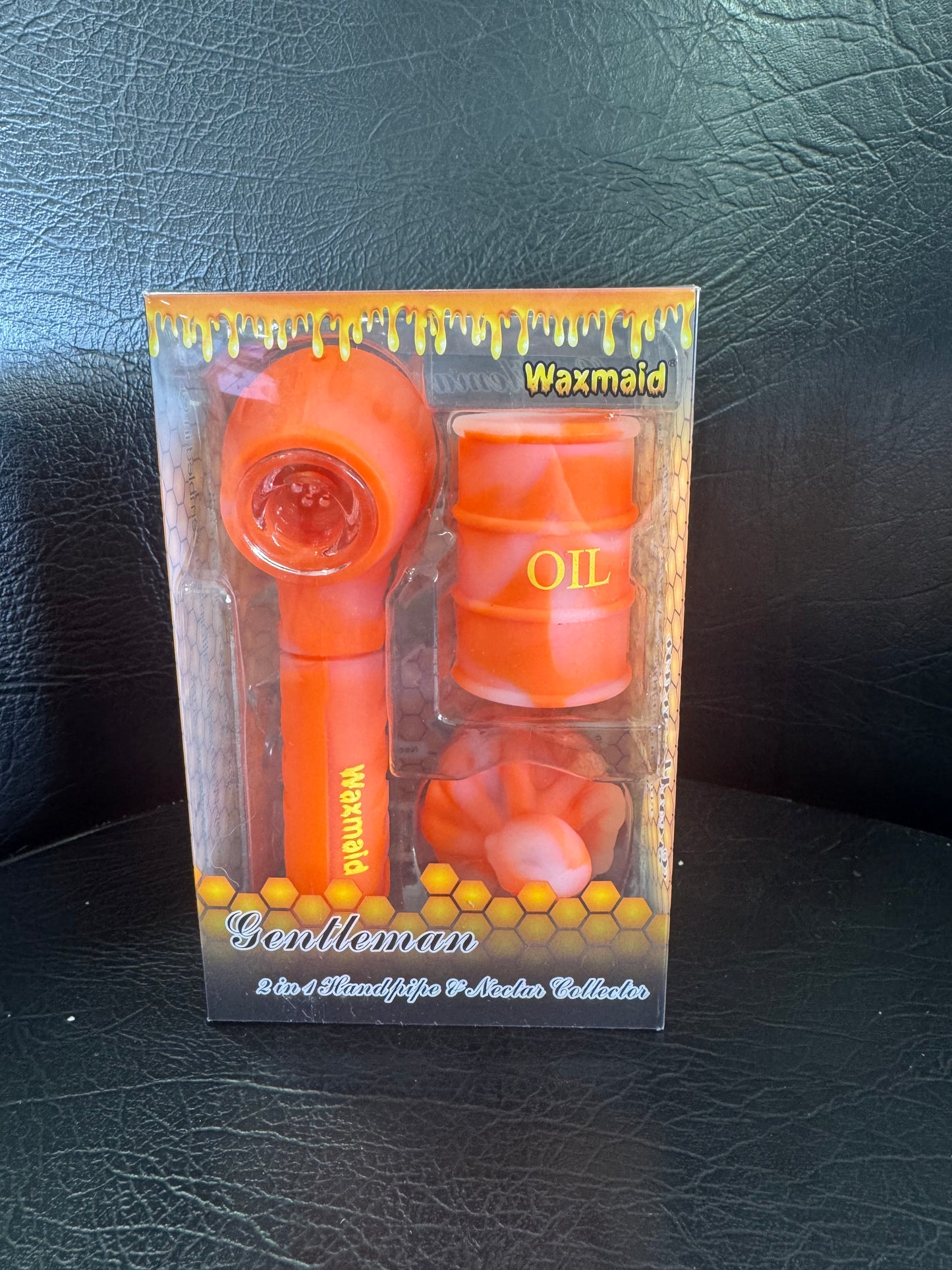 Waxmaid 2 in 1 hand pipe nectar collector ￼