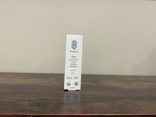 1350mg Water Soluble tincture - Mint