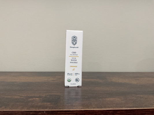 1350mg Water soluble tincture - Orange
