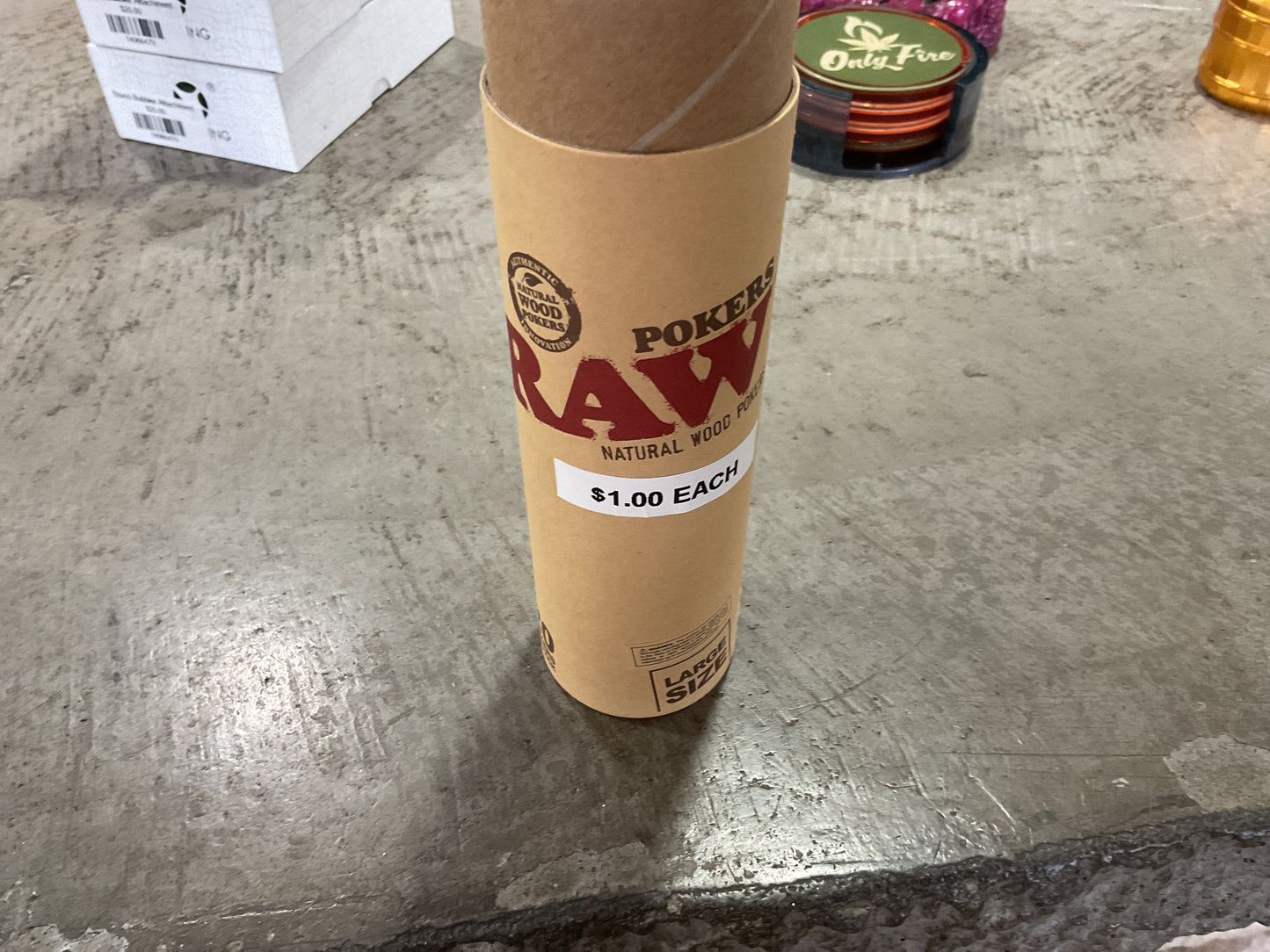 Raw pokers