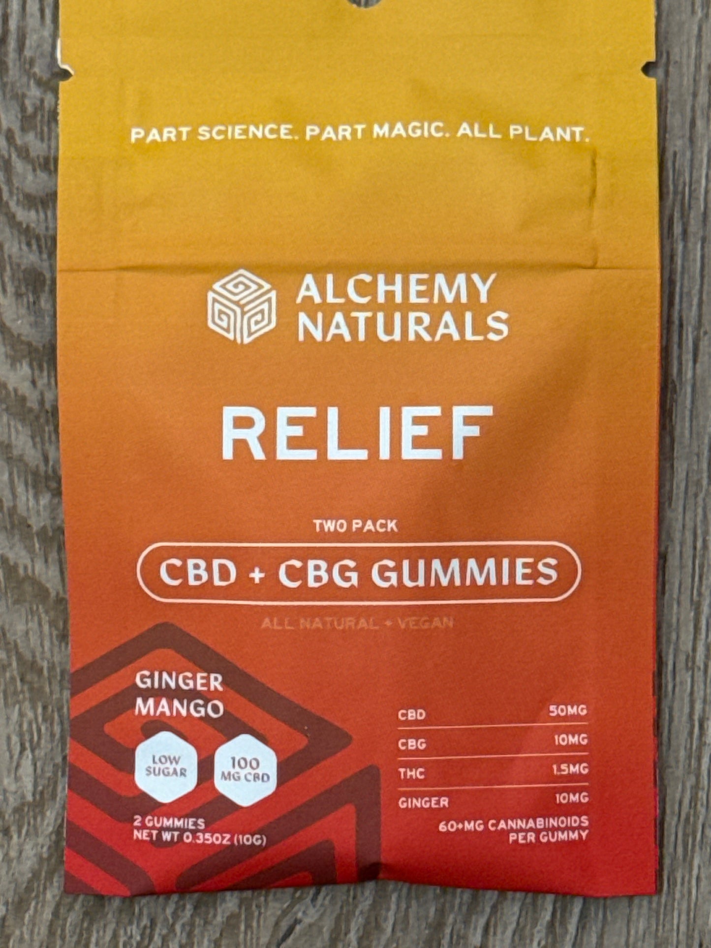2 pk - Double Strength - Relief Gummy