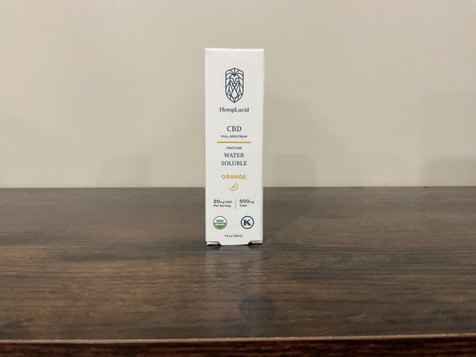 600mg Water soluble tincture - Orange