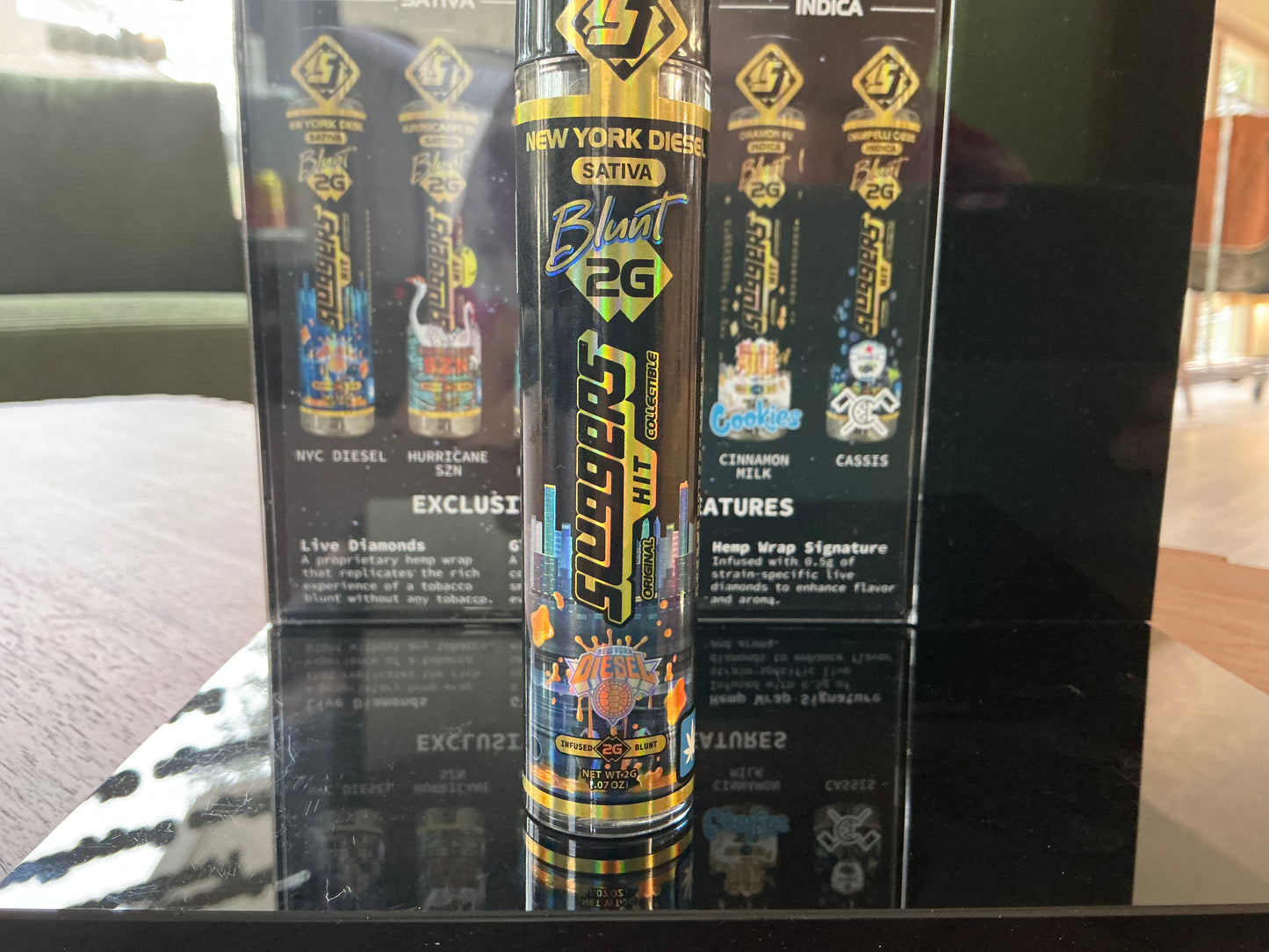 2g - Slugger - Glass Tip - Diamond Infused