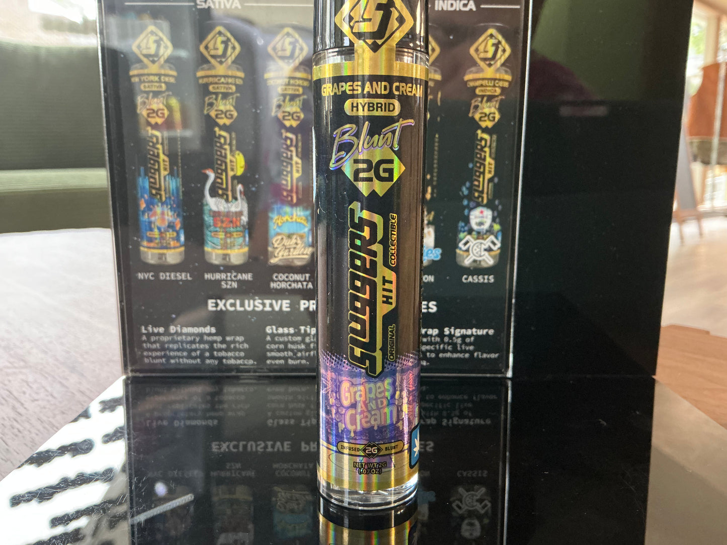 2g - Slugger - Glass Tip - Diamond Infused