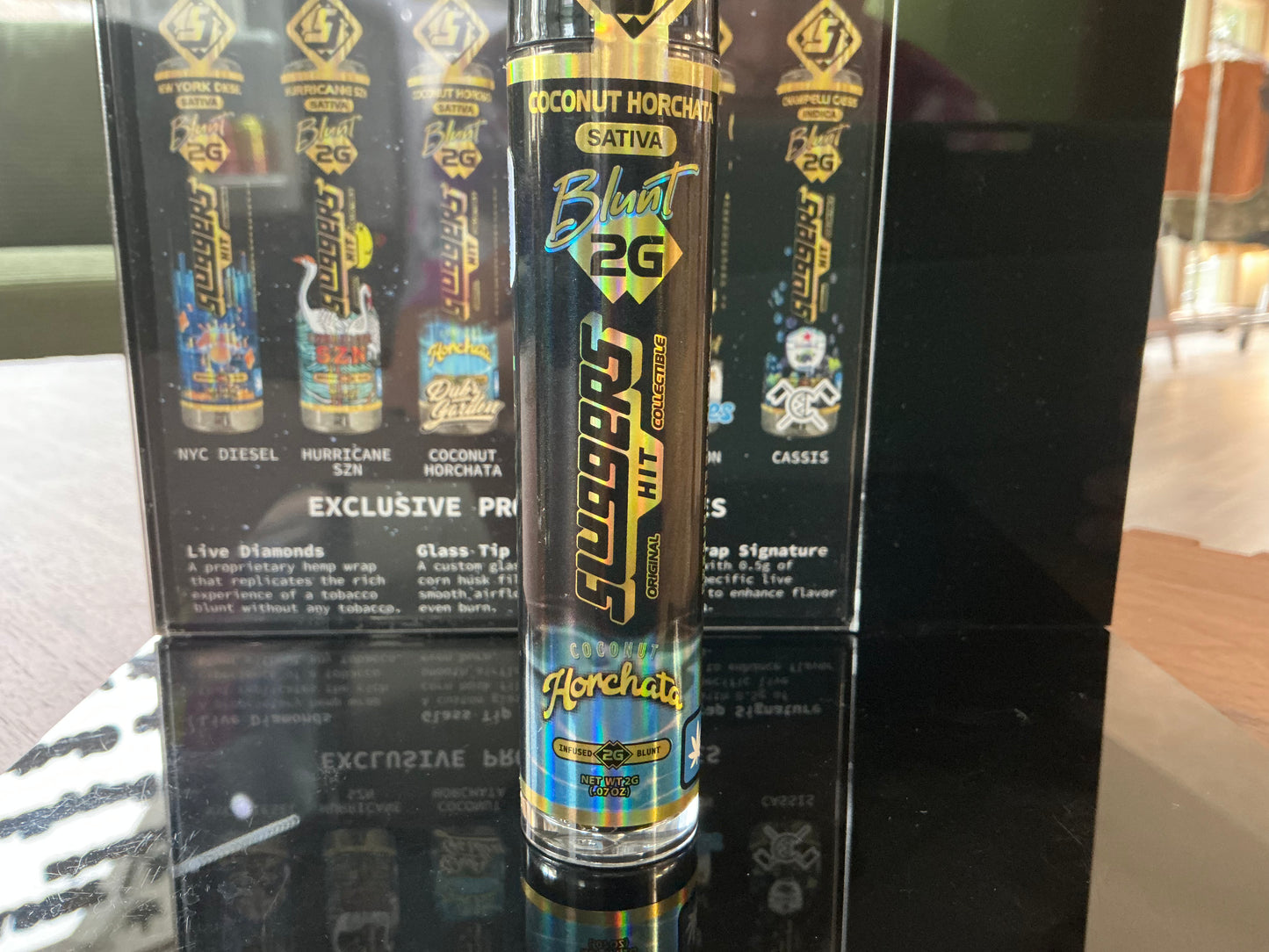 2g - Slugger - Glass Tip - Diamond Infused