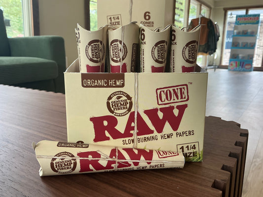 Raw - Organic 1 1/4 Cones