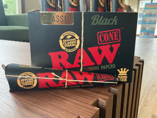 Raw - Black King Cone