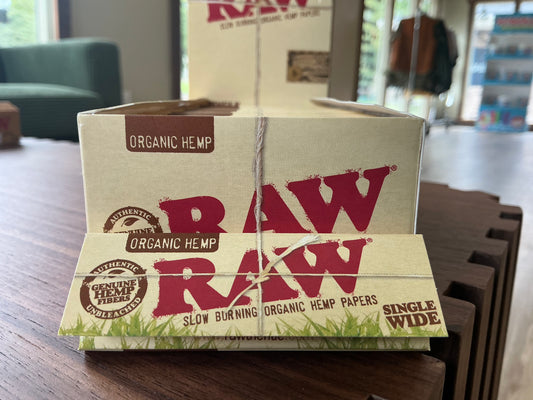 Raw - Organic Single Wide Papers