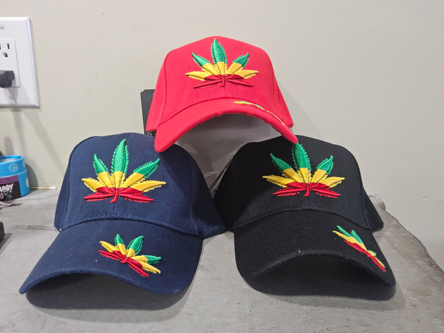 DF hat weed leaf